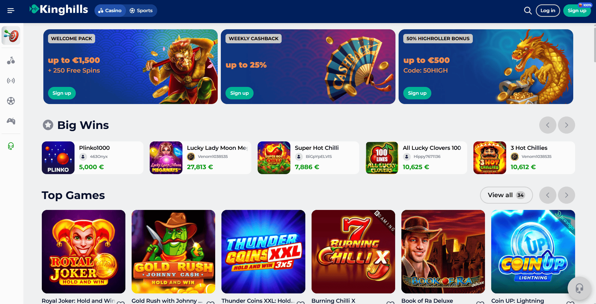 Kinghills casino